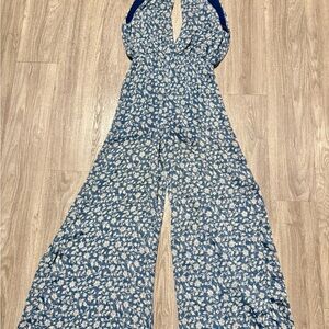 Aakaa Bohemian Floral Jumpsuit